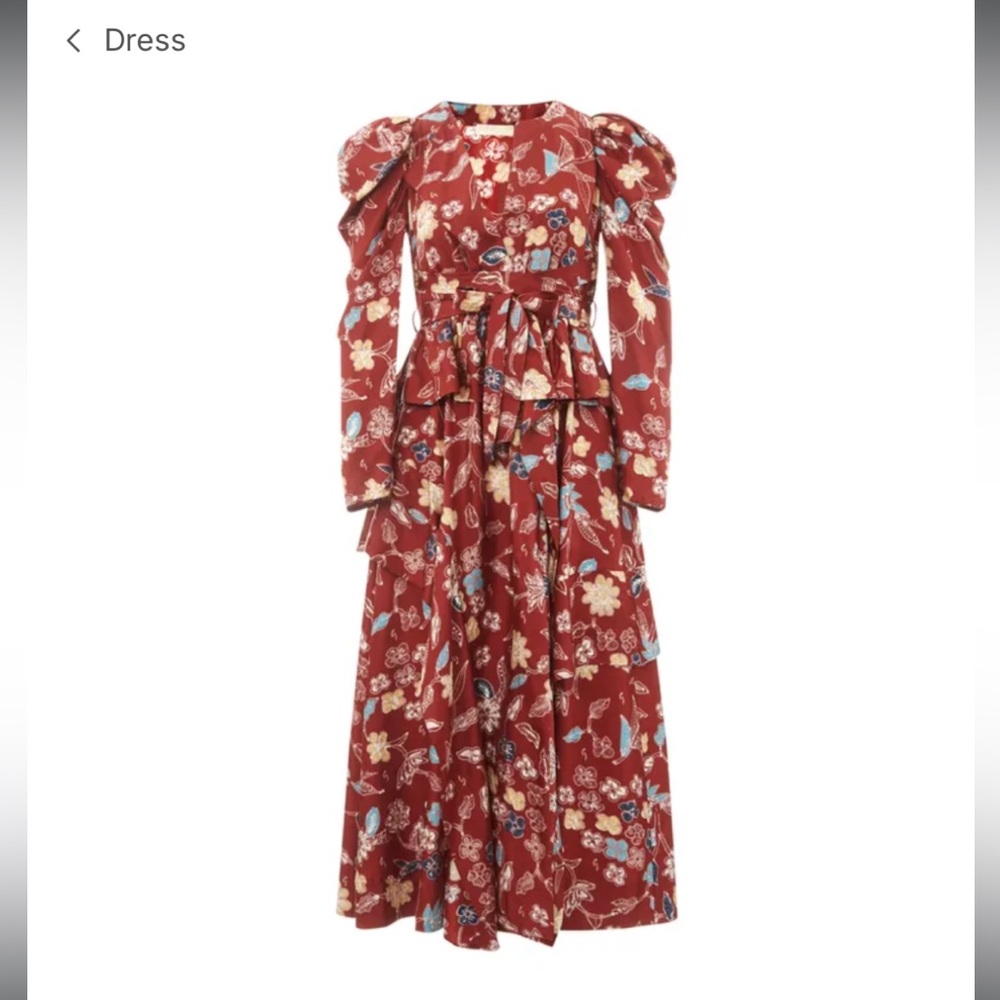 ULLA JOHNSON  Virginie  Silk Dress             Sold Out !!!!!!!